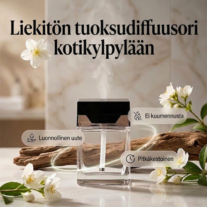 Flammefri diffuser for eteriske oljer med langvarig duft
