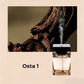 Flammefri diffuser for eteriske oljer med langvarig duft