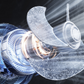 Moderne 2-i-1 LED-takvifte med lys