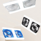 Moderne 2-i-1 LED-takvifte med lys