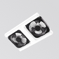 Moderne 2-i-1 LED-takvifte med lys