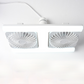 Moderne 2-i-1 LED-takvifte med lys