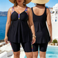 📢📢 50 % RABATT !! ⏰ Tankini-overdel og shorts til damer – slankende effekt, boyshorts, støttende ✨