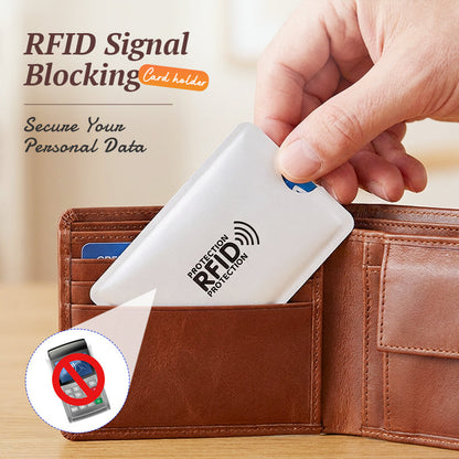 RFID-blokkerende ermer for kredittkort