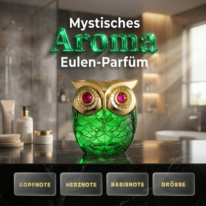 🦉 50% RABATT! Mystisk Eau de Parfum i Ugleform – 100ml Luksusflaske med Kaffe, Jasmin & Vanille Noter! ✨ Smaragdgrønn & Elfenbenhvit – Perfekt til Hverdag & Fest. 🎁 Kunstnerisk Design