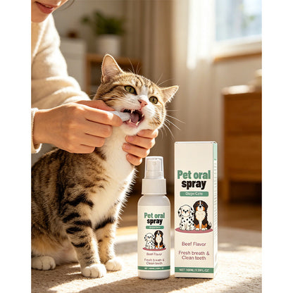 Skånsom munnpleiespray til kjæledyr