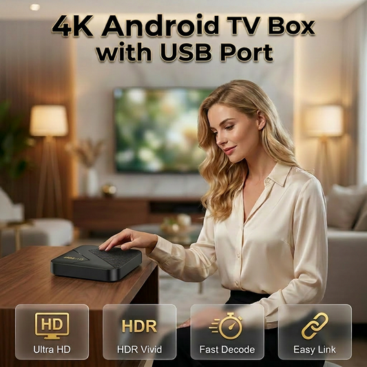 Android TV-boks med Bluetooth