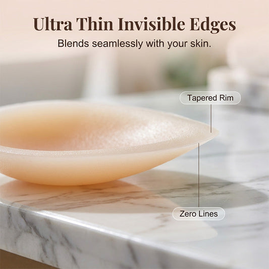 🍑 BEGRENSET TID 50 % RABATT! ✨ Instant Curves silikon hoftebeskyttere – Medisinsk kvalitet, selvklebende, gjenbrukbare 💃