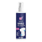 Skrukkefjernende spray for reiser