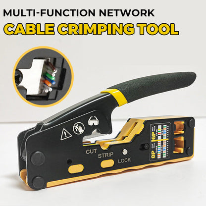 Multifunksjonell crimptang for nettverkskabler