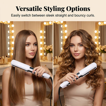 💇‍♀️ 50% RABATT! 2-i-1 Hårretter & Krølltang – Negativ Ionisk Pleie for Glatt & Sprette Krøller! ✨ Keramiske Turmalinplater – Gir Skinnende & Sunnere Hår. 🔥 220V – Kjøp 3 for 10% Ekstra Rabatt! 🌀