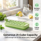 🧊 Food-Grade Press-Type Isbitbrett – 21 Store Isbiter & Lekkasjesikker Forsegling! ✨ Blokkerer Fryserlukt – Perfekt for Cocktails & Iskaffe.