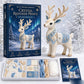 DIY Isdrage Filt Patchwork Kit Arctic Winter Guardian Sysett