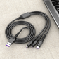 66W 3-i-1 Hurtiglader Kabel