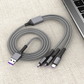 66W 3-i-1 Hurtiglader Kabel