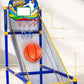 ⏰54 % RABATT NÅ!⛹️Rask levering 🚚💨Innendørs basketball-arkadespill for barn med 4 baller🏀