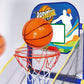 ⏰54 % RABATT NÅ!⛹️Rask levering 🚚💨Innendørs basketball-arkadespill for barn med 4 baller🏀