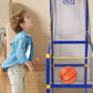 ⏰54 % RABATT NÅ!⛹️Rask levering 🚚💨Innendørs basketball-arkadespill for barn med 4 baller🏀
