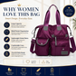 👜48 % RABATT PÅ BEGRENSET SALG! Vanntett Oxford-veske med stor kapasitet for kvinner, veske med flere lommer og 3 bæremåter, crossbody-skulderveske for daglige reiser, jobb og shopping