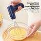 🍎 Elektrisk Fruktskreller & Mikser – 2-i-1 Automatisk Skrelling & Visping! ✨ 10–25 Sekunder – Perfekt for Druer, Tomater & Egg. 🔋 1500mAh Batteri – Kjøp 3 for 10% Ekstra Rabatt! 🥣