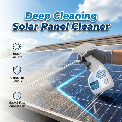 🥳2026 HOT SALG🥳💞50 000+ SOLGT!☀️💡 50% RABATT! Maksimal effektivitetsrenser for solpaneler – Fjerner støv og fugleskitt, gjenoppretter topp ytelse. Rene paneler = mer besparelse på strømregningene dine! 🔧✨