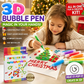 💥💥3D-puffpenner med blekk for barn