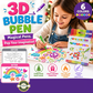 💥💥3D-puffpenner med blekk for barn
