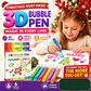 💥💥3D-puffpenner med blekk for barn