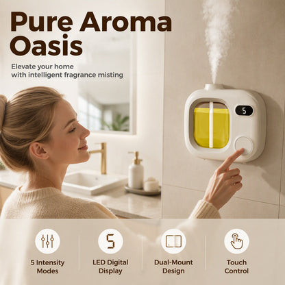🌫️💡 Smart LED-aromadiffuser, justerbar spray, omgivelseslys for hjemmet