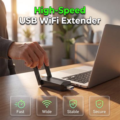USB WiFi-repeater 300 Mbps signalforsterker