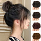 Rotete bun hårscrunchie for kvinner