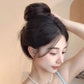 Rotete bun hårscrunchie for kvinner