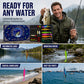 Jule-fiskesluk adventskalender blind box-sett med minnow, popper og skjeer