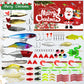 Jule-fiskesluk adventskalender blind box-sett med minnow, popper og skjeer