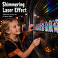 🎃 50% RABATT NÅ! Halloween holografisk laser spøkekant-klistremerke – blænende spøkedesign, regnbueglimmer & 5 meter – perfekt for klasserom, hjem og vinduer 👻✨