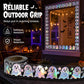 🎃 50% RABATT NÅ! Halloween holografisk laser spøkekant-klistremerke – blænende spøkedesign, regnbueglimmer & 5 meter – perfekt for klasserom, hjem og vinduer 👻✨