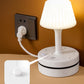 💡 Nattbordslampe med stikkontakter og USB-porter