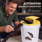 Musefelle med automatisk tilbakestilt vippelokk