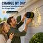 🥳 2026 HETT SALG 🥳💞 50 000+ SOLGT! 🎄❄️ 50 % RABATT! Dekorativ solcelledrevet vegglampe med lysprojeksjon – IP65-værbestandig, automatisk av/på. Projiserer festlige mønstre – perfekt til jul og Halloween! 🏡✨
