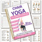 🧘 Kjøp 2, få 1 gratis – spiralbundet notatbok egnet for stol-yoga og trening | Perfekt for avslappende øvelser hjemme