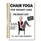 🧘 Kjøp 2, få 1 gratis – spiralbundet notatbok egnet for stol-yoga og trening | Perfekt for avslappende øvelser hjemme