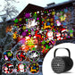 🎅【🎁Beste julegave🎁】🎄USB-juleprojektor med 16 mønstre