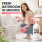 🥳2026 HOT SALG🥳💞50 000+ SOLGT! 🛁🧹 50 % RABATT! Baderomsspray – løser opp kalk, såperester og vannflekker uten skrubbing. For flere overflater, med frisk botanisk duft! ✨💪