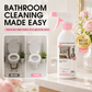 🥳2026 HOT SALG🥳💞50 000+ SOLGT! 🛁🧹 50 % RABATT! Baderomsspray – løser opp kalk, såperester og vannflekker uten skrubbing. For flere overflater, med frisk botanisk duft! ✨💪