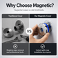 🔧50 % RABATT NÅ! Dekk til røråpninger på et øyeblikk! Dekorativt rørdeksel i rustfritt stål med magnetisk delbar ring – uten bruk av verktøy, magnetisk rørdeksel som klikkes fast på veggen