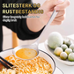 Dyp suppeskje i rustfritt stål (2 stk.)