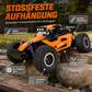 🏎️ 50% RABATT – Rask off-road RC-bil – 4WD – overdimensjonerte dekk – responsiv styring – støtdempende fjæring – LED-lys for nattkjøring