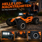 🏎️ 50% RABATT – Rask off-road RC-bil – 4WD – overdimensjonerte dekk – responsiv styring – støtdempende fjæring – LED-lys for nattkjøring
