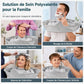 🥳2026 HOT SALG🥳💞50K+ SOLGT! ✂️🧹 Hårklippingscape med oppsamler – innebygd rille samler opp hår, så klær og gulv holdes rene. Vanntett, antistatisk og sammenleggbar. Perfekt til hjemmeklipp og barneklipp! 💇✅