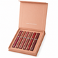 Vannfast, langvarig matt lipgloss-sett